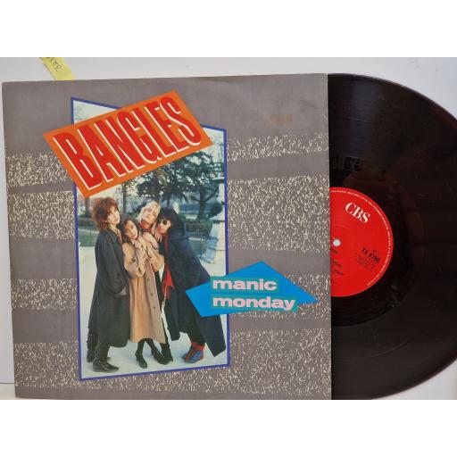 BANGLES Manic monday 12" vinyl 45 RPM. TX6796
