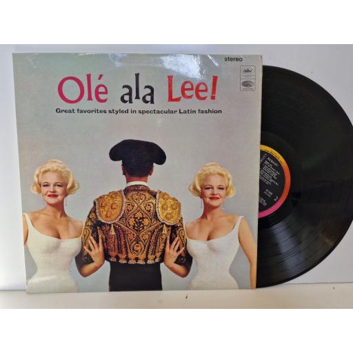 PEGGY LEE Ol Ala Lee! 12" vinyl LP. ST1475