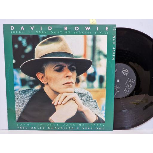 DAVID BOWIE John, I'm only dancing again (From the Young Americans sessions) 12" single. BOW124