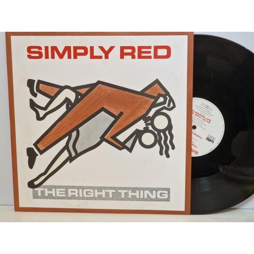 SIMPLY RED The right thing 12" single. YZ103T