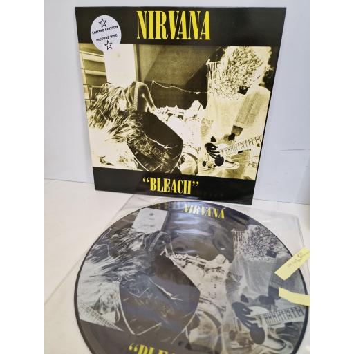 NIRVANA Bleach 12" limited edition picture disc LP. DAMP114