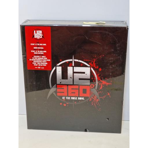 U2 360 At The Rose Bowl Limited Edition compilation boxset Blu-ray 3 x disc , 7" single . 02527