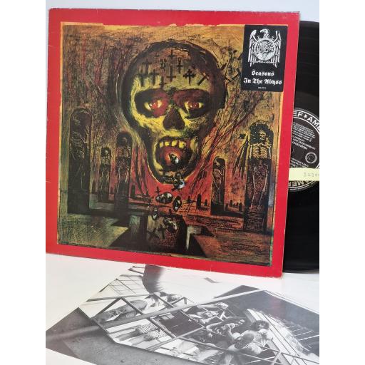 SLAYER Seasons in the abyss 12" vinyl LP. 846 871-1