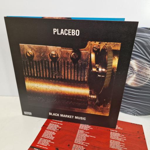 PLACEBO Black market music 12" vinyl LP. 724385004919