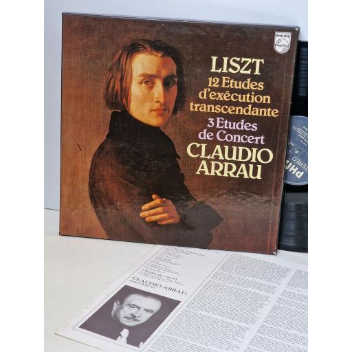 CLAUDIO ARRAU Liszt 12 Etudes d'exceution transcendante 2x 12" LP. 6747412
