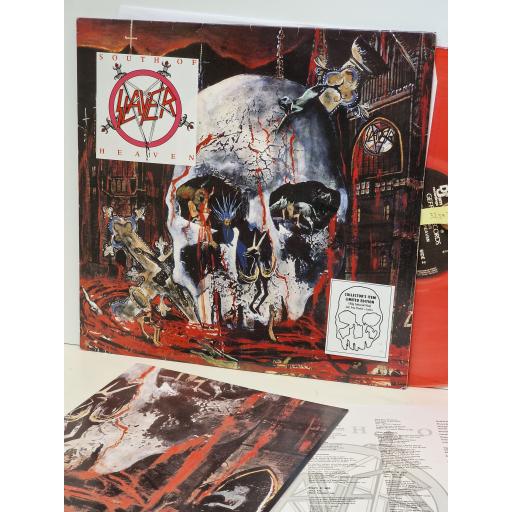 SLAYER South of heaven 12" limited edition, unofficial release vinyl LP. 924 203-1