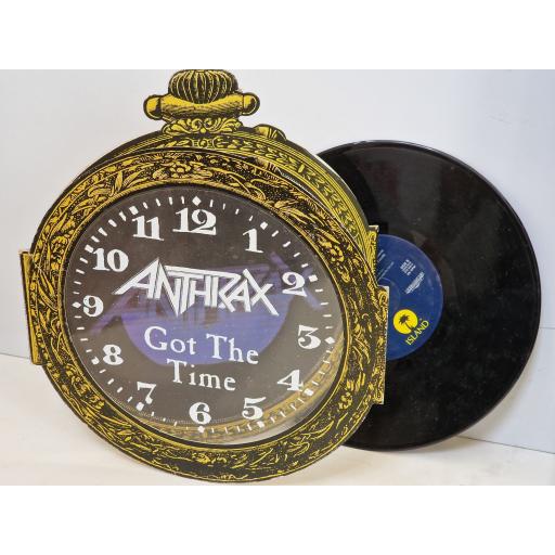 ANTHRAX Got the time Limited edition 10" single. 10IS76