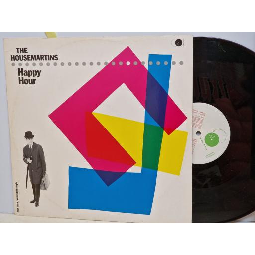 THE HOUSEMARTINS Happy hour 12" single. GODX11