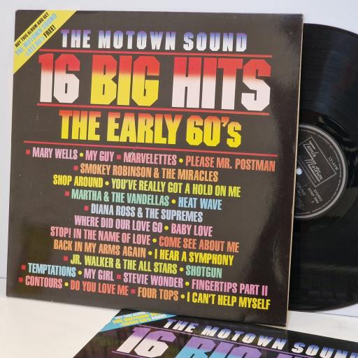 VARIOUS FT. STEVIE WONDER, DIANA ROSS & THE SUPREMES, FOUR TOPS 16 big hits of the early / late 60s 2x 12" vinyl LP. STMF 7001