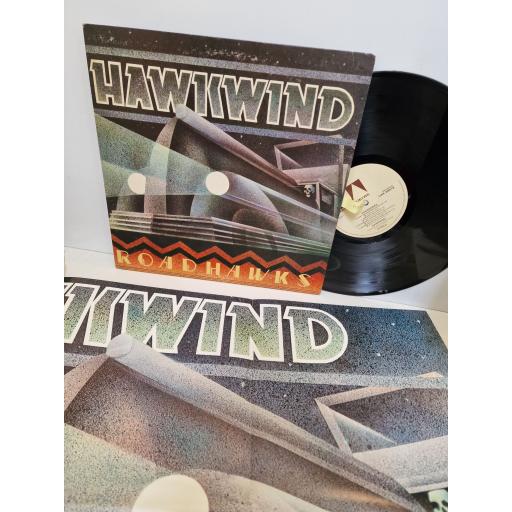 HAWKWIND Roadhawks 12" vinyl LP PLUS POSTER. UAK29919