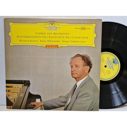 LUDWIG VAN BEETHOVEN, WILHLEM KEMPFF Klavierkonzert no. 2 B-dur Op.19 12" vinyl LP. 138775