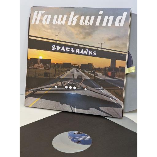 HAWKWIND Spacehawks 2x12" GREY vinyl LP. RCV131LP