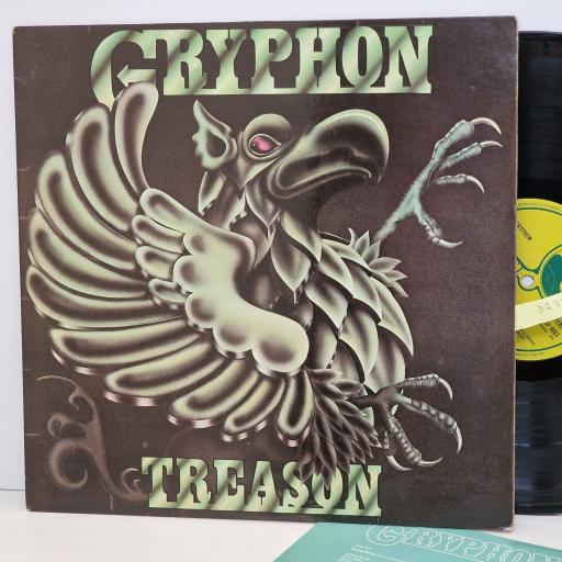 GRYPHON Treason 12" vinyl LP. SHSP4063