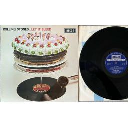 THE ROLLING STONES Let it bleed 12" vinyl LP, stereo press. SKL5025