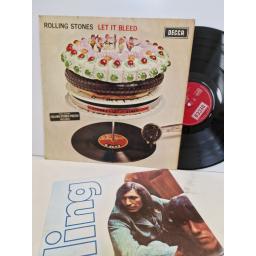 THE ROLLING STONES Let it bleed 12" vinyl LP, mono press. LK5025