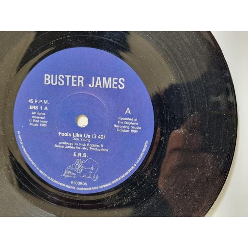 BUSTER JAMES Miracle men / Fools like us 7" single. ERS1