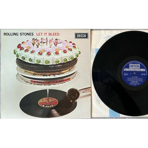 THE ROLLING STONES Let it bleed 12" vinyl LP, stereo press. SKL5025