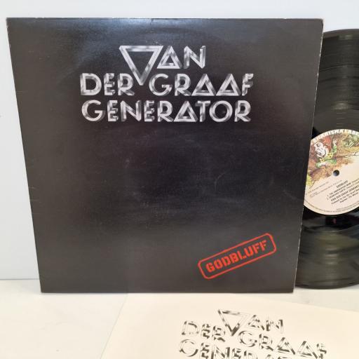 VAN DE GRAAF GENERATOR God bluff 12" vinyl LP. CAS1109