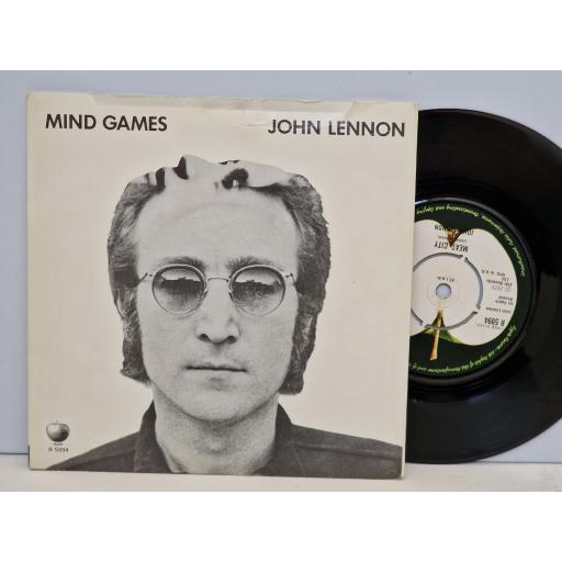 JOHN LENNON Mind games / Meat city 7" single. R5994