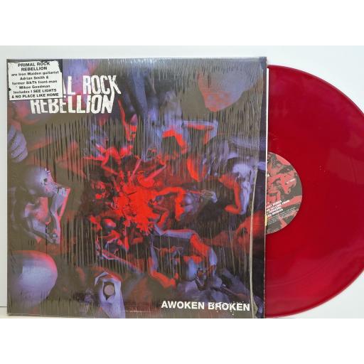 PRIMAL ROCK REBELLION Awoken broken 2x12" vinyl LP PRIMAL ROCK REBELLION Awoken Broken 2x12" vinyl LP Purple/Red Marbled. 60252738301. LC00699