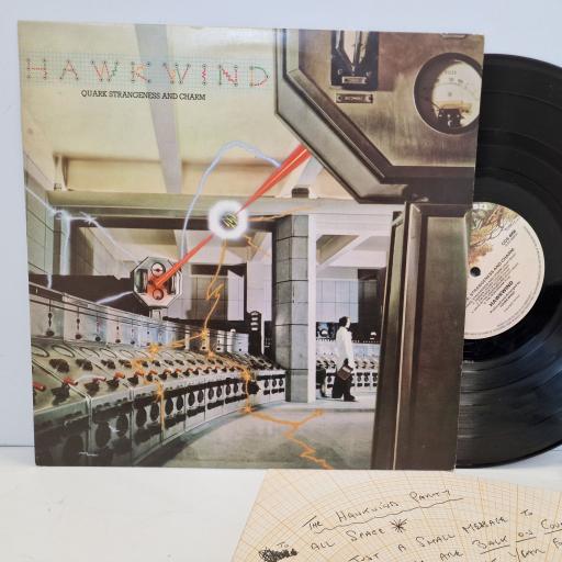 HAWKWIND Quark strangeness and charm 12" vinyl LP. CDS4008
