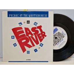 PICNIC AT THE WHITEHOUSE East river / Clockwork blue 7" single. A7093