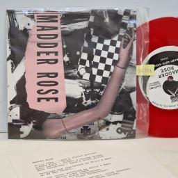 MADDER ROSE Headshot / Baby gets high 7" single red vinyl.