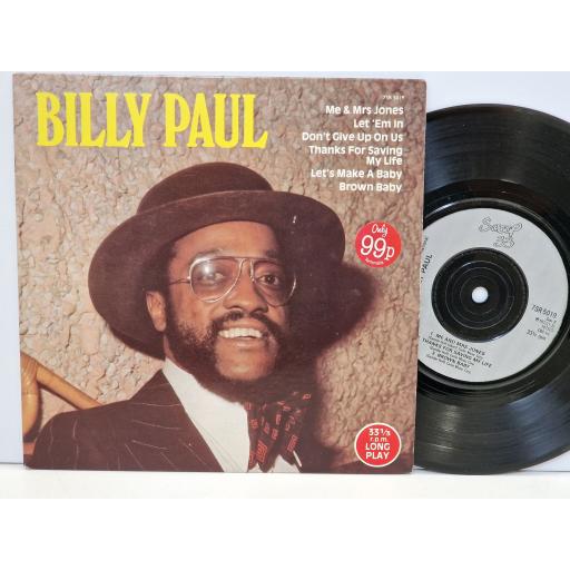 BILLY PAUL Me and Mrs Jones 7" vinyl LP. 7SR5019