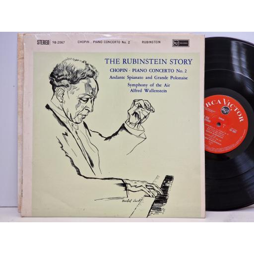 CHOPIN / RUBINSTEIN Piano Concerto No. 2 12" vinyl LP. SB-2067