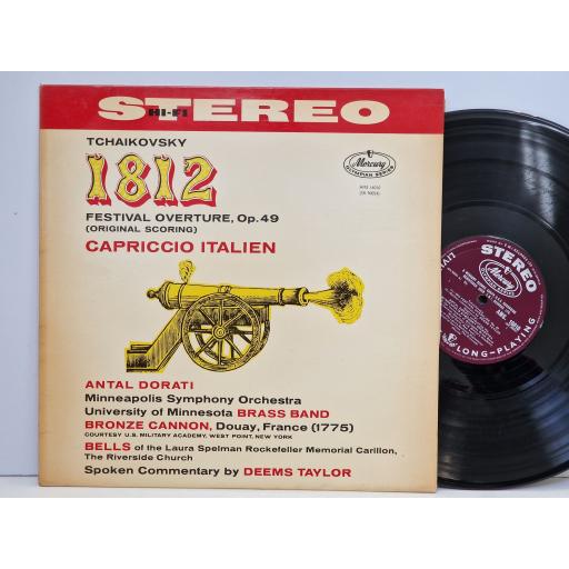 TCHAIKOVSKY 1812 Overture: Capriccio Italien Minneapolis Symphony 12" vinyl LP. AMS16010