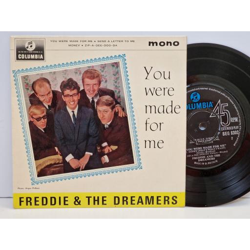 FREDDIE & THE DREAMERS You were made for me 7" single EP. SEG8302