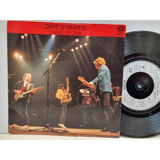 DIRE STRAITS Tunnel of love (part 1) / Tunnel of love (Part 2) 7" single. MOVIE3