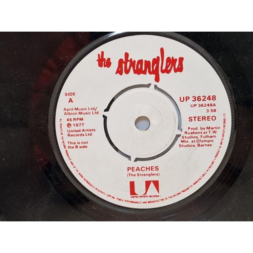 THE STRANGLERS Go buddy go / Peaches 7" single. UP36248