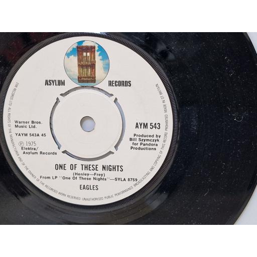 EAGLES Visions / One of these nights 7" single. AYM543