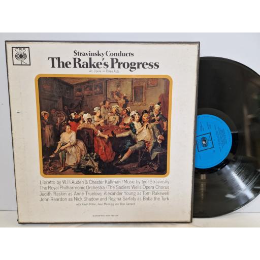 STRAVINSKY Stravinsky conducts The Rake's Progress (An Opera In Three Acts) 3x12" vinyl LP SET. 72278