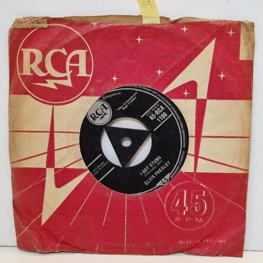 ELVIS PRESLEY One night / I got stung 7" single. 45-RCA-1100