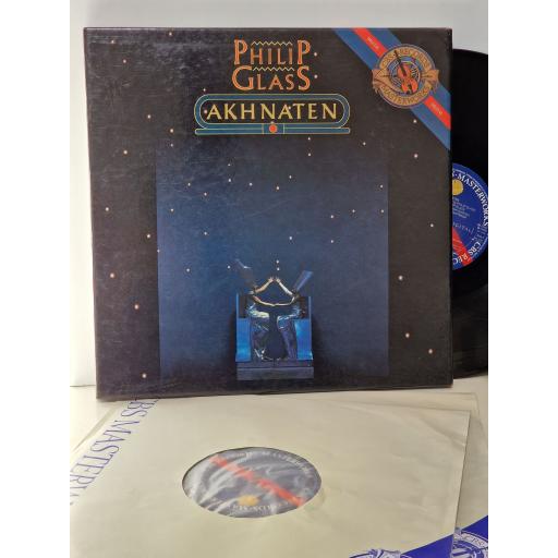 PHILIP GLASS Akhnaten 3x12" vinyl LP. M342457