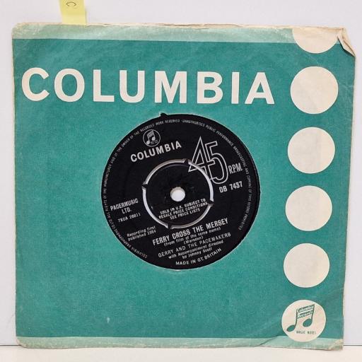 GERRY AND THE PACEMAKERS Ferry cross the mersey / You you you 7" single. DB7437