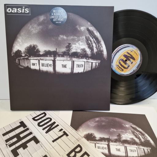 OASIS Don't believe the truth 12" vinyl LP. RKIDLP30X