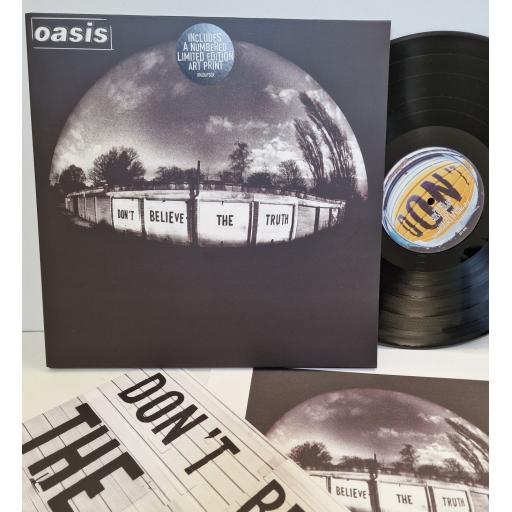 OASIS Don't believe the truth 12" vinyl LP. RKIDLP30X