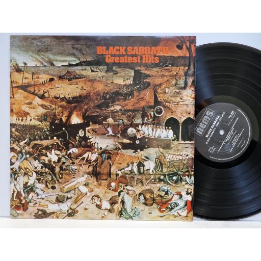 BLACK SABBATH Black Sabbath's greatest hits 12" vinyl LP. NEL009