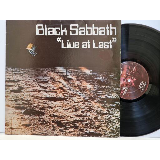 BLACK SABBATH "Live at last" 12" vinyl LP. B5001