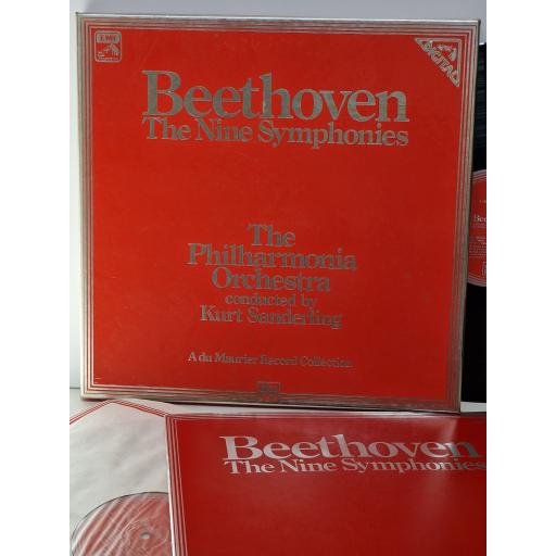 SANDERLING, BEETHOVEN The Nine Symphonies conducted by Kurt Sanderling 8x12" vinyl LP set. SLS5239