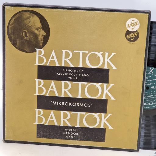 BARTOK Oeuvre pour piano vol. 1 "Mikrokosmos" 2x12" vinyl LP. VBX425