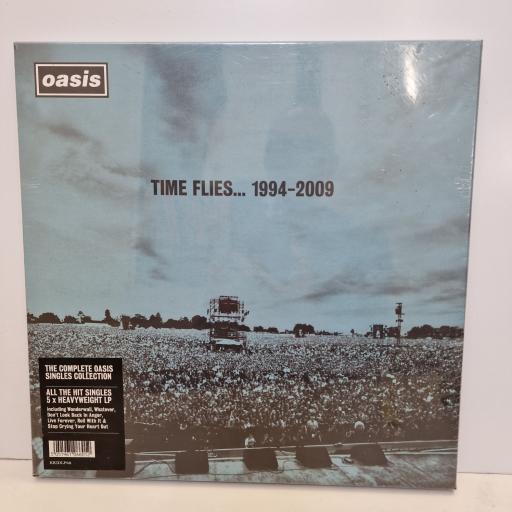 OASIS Time flies 1994-2009 (The Complete Oasis Single's Collection) boxset 5x12" vinyl LP. RKIDLP66