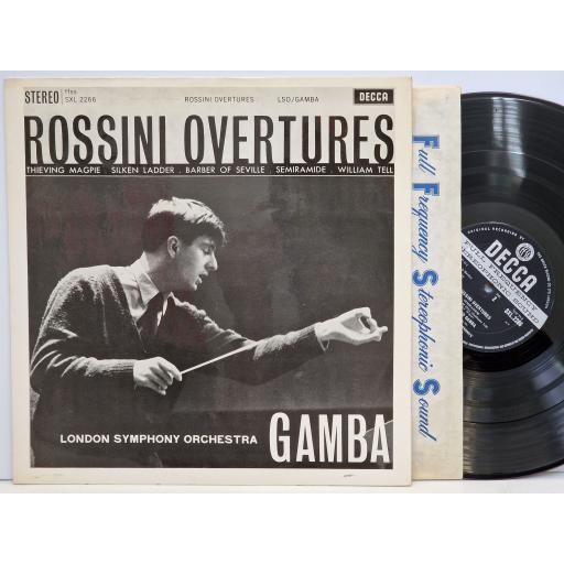 ROSSINI Rossini overtures 12" vinyl LP. SXL2266