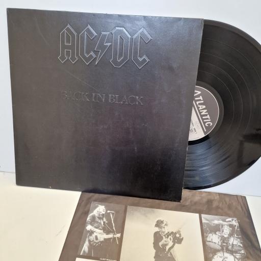AC/DC Back in black 12" vinyl LP. K50735