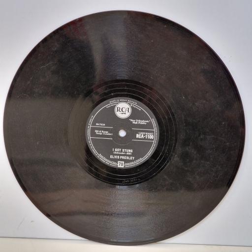 ELVIS PRESLEY One night / I got stung 10" single. RCA-1100