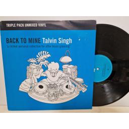 TALVIN SINGH Back to mine 3x12" vinyl LP. BACKLP8