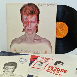 DAVID BOWIE Aladdin Sane 12" vinyl LP. RS1001